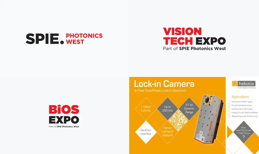 Heliotis At BiOD, Photonics West and Vision Tech